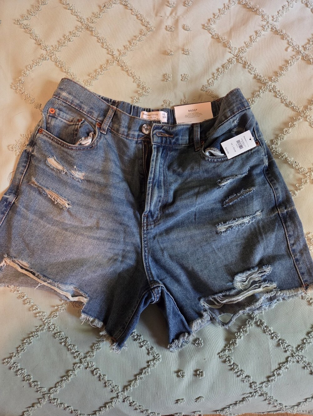 Bluenotes Distressed Light Blue Boyfriend Jeans